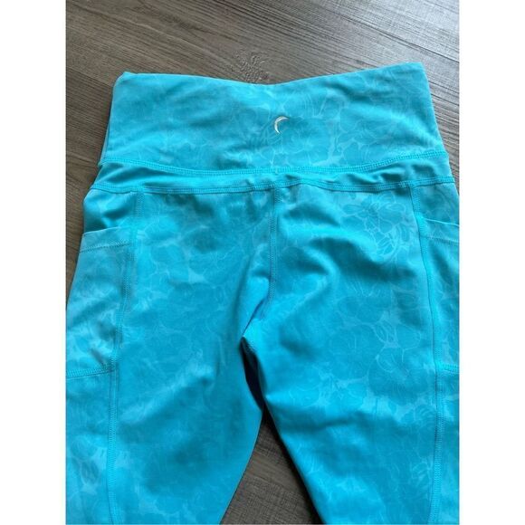 Zyia Active Women’s Small Blue Seamless High Waisted Active Leggings Stretch - Picture 5 of 11